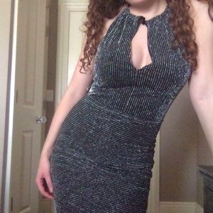 Wishlist Sparkled Gray Dress